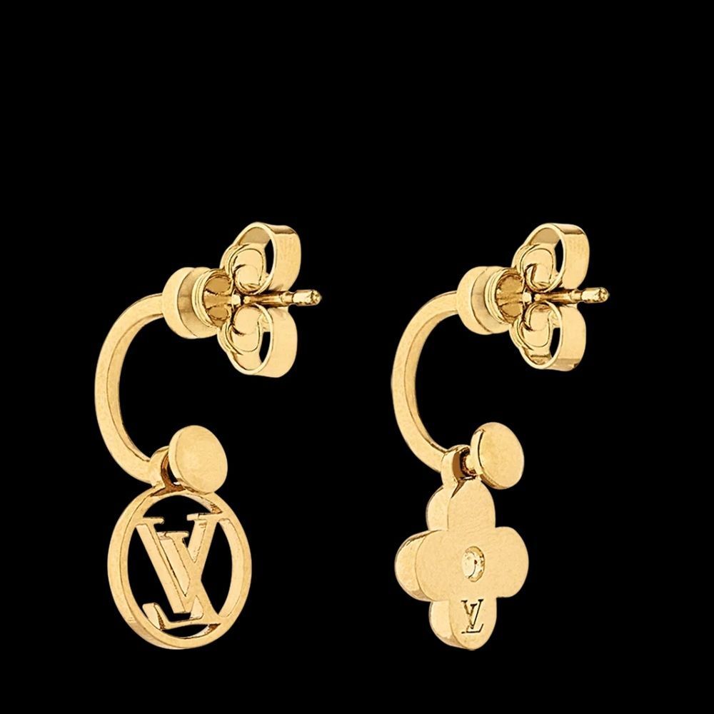 Authentic Louis Vuitton Blooming Earrings PRISTINE CONDITION with Dustbag - Picture 4 of 10